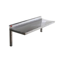 Etagère murale en inox ou galvanisée