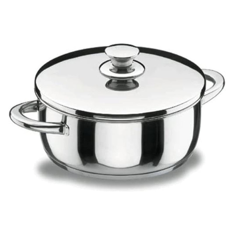 Faitout inox vitrocor avec couvercle Diamètre 200mm Hauteur 85mm 2,5 litres Faitout inox vitrocor avec couvercle Diamètre 200mm Hauteur 85mm 2,5 litres