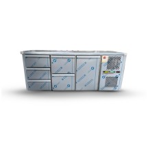 Tour refrigéré GN1/1 en inox 1porte/2tiroirs/3tiroirs 1870x700x850/920