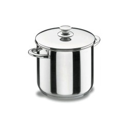 Marmite haute inox vitrocor avec couvercle Diamètre 240mm Hauteur 200mm 9 litres
