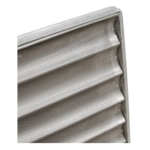 Plaque aluminium perforée à baguettes