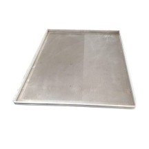 Plaque aluminium perforée plate