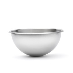 Bassine demi-sphérique en inox Diamètre 24cm