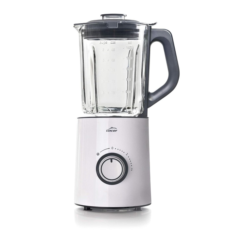 Mixeur de bar électrique blanc 700w 1,5 litres dimension 22x18 h 40 cm