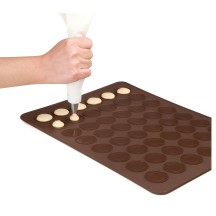 Tapis moule macarons double diamètre 4 et 5cm dimension 39x29cm