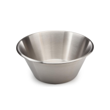 Bassine conique fond plat en inox diamètre 32cm