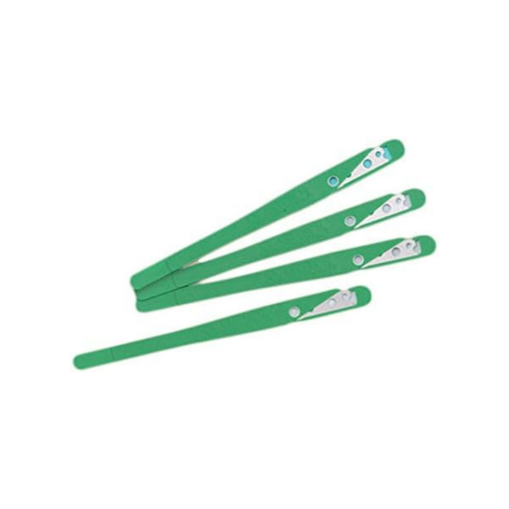 Lame de boulanger inox grinette verte Lame de boulanger inox grinette verte