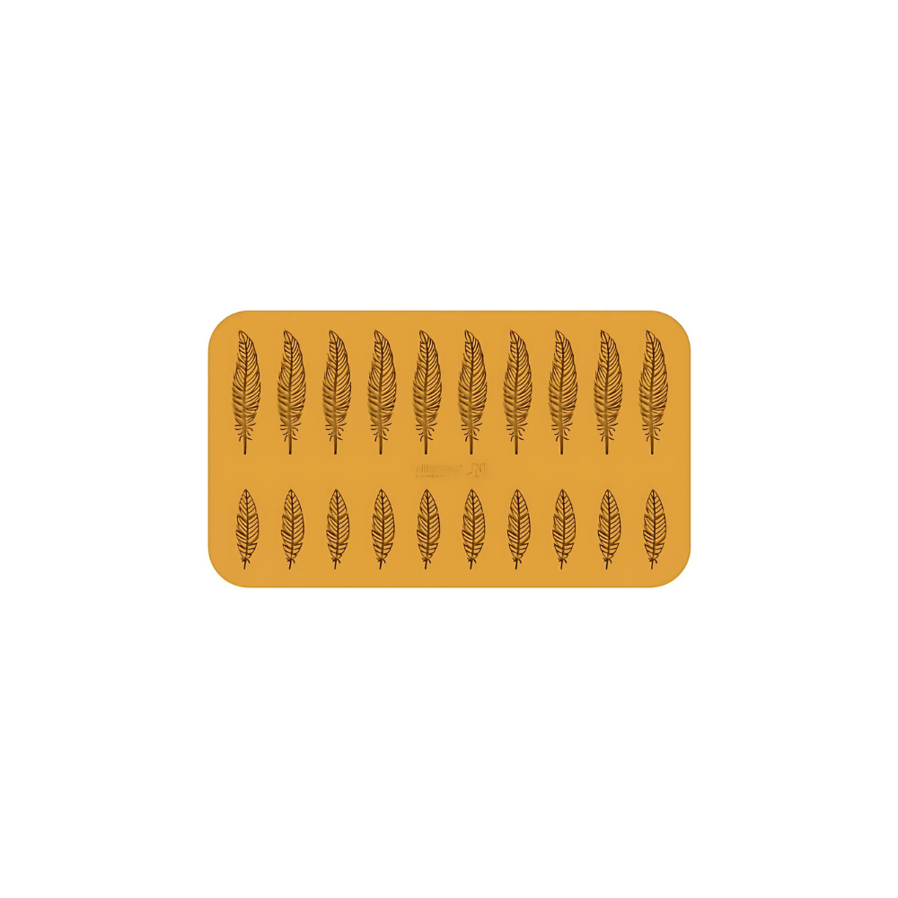 Tapis silicone 470x270mm nature 20 plumes 10 plumes 121 x 28mm - 10 plumes 79 x 23mm