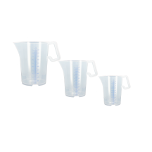 Pot gradué en plastique avec poignée de 1 litre