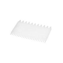 Peigne décor plastique double denture dimension 110x75mm