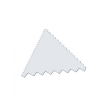 Peigne décor plastique 3 cotes dimension 93x83mm