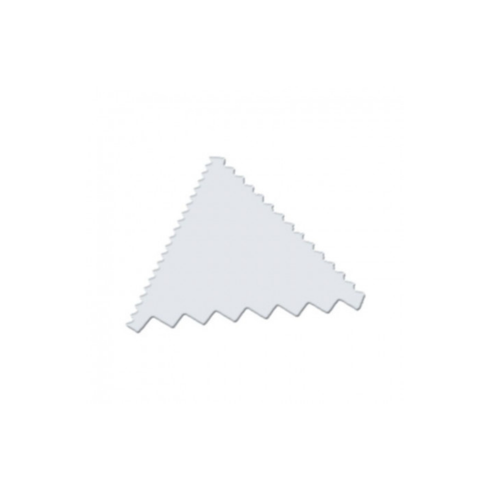 Peigne décor plastique 3 cotes dimension 93x83mm Peigne décor plastique 3 cotes dimension 93x83mm