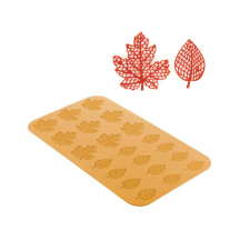 Tapis silicone 470x270mm nature 21 feuilles “bois”