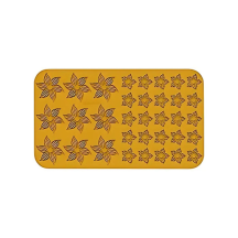 Tapis silicone 470x270mm nature 9 fleurs GM & 25 fleurs PM