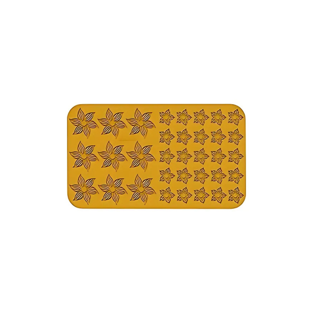 Tapis silicone 470x270mm nature 9 fleurs GM & 25 fleurs PM Tapis silicone 470x270mm nature 9 fleurs GM & 25 fleurs PM