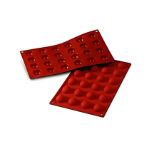 Moule flexible demi sphère 24 empreintes diamètre 30 hauteur 15mm