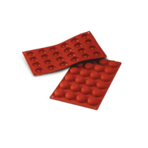 Moule flexible pomponnettes 24 empreintes diamètre 34 hauteur 16mm