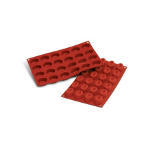 Moule flexible savarins ovales 24 empreintes dimension 44x32 hauteur 24mm