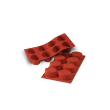 Moule flexible ovales 8 empreintes dimension 75x55 hauteur 35mm