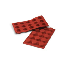 Moule flexible petits fours ronds 15 empreintes diamètre 40 hauteur 20mm