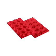 Moule flexible swirl 15 empreintes diamètre 47 hauteur 20mm