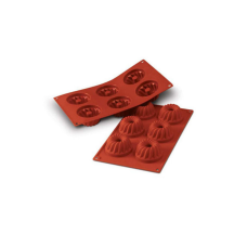 Moule flexible kougloffs 6 empreintes diamètre 75 hauteur 41,5mm