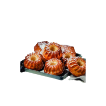 Moule flexible kougloffs 6 empreintes diamètre 75 hauteur 41,5mm