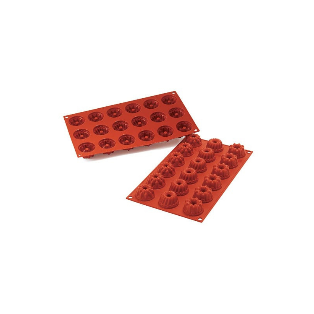 Moule flexible mini kougloffs 18 empreintes diamètre 40 hauteur 22mm