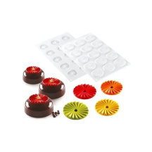 Moule silicone 15 plisses diamètre 45 hauteur 6,4mm