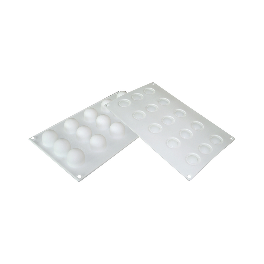 Moule silicone mini truffes 15 empreintes diamètre 32 hauteur 28mm 20ml