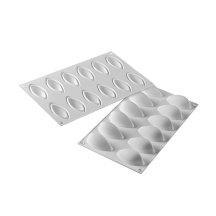 Moule silicone quenelles 12 empreintes dimension 63x29x28mm