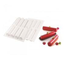 Moule silicone cylindres dimension 126x27 hauteur 27mm