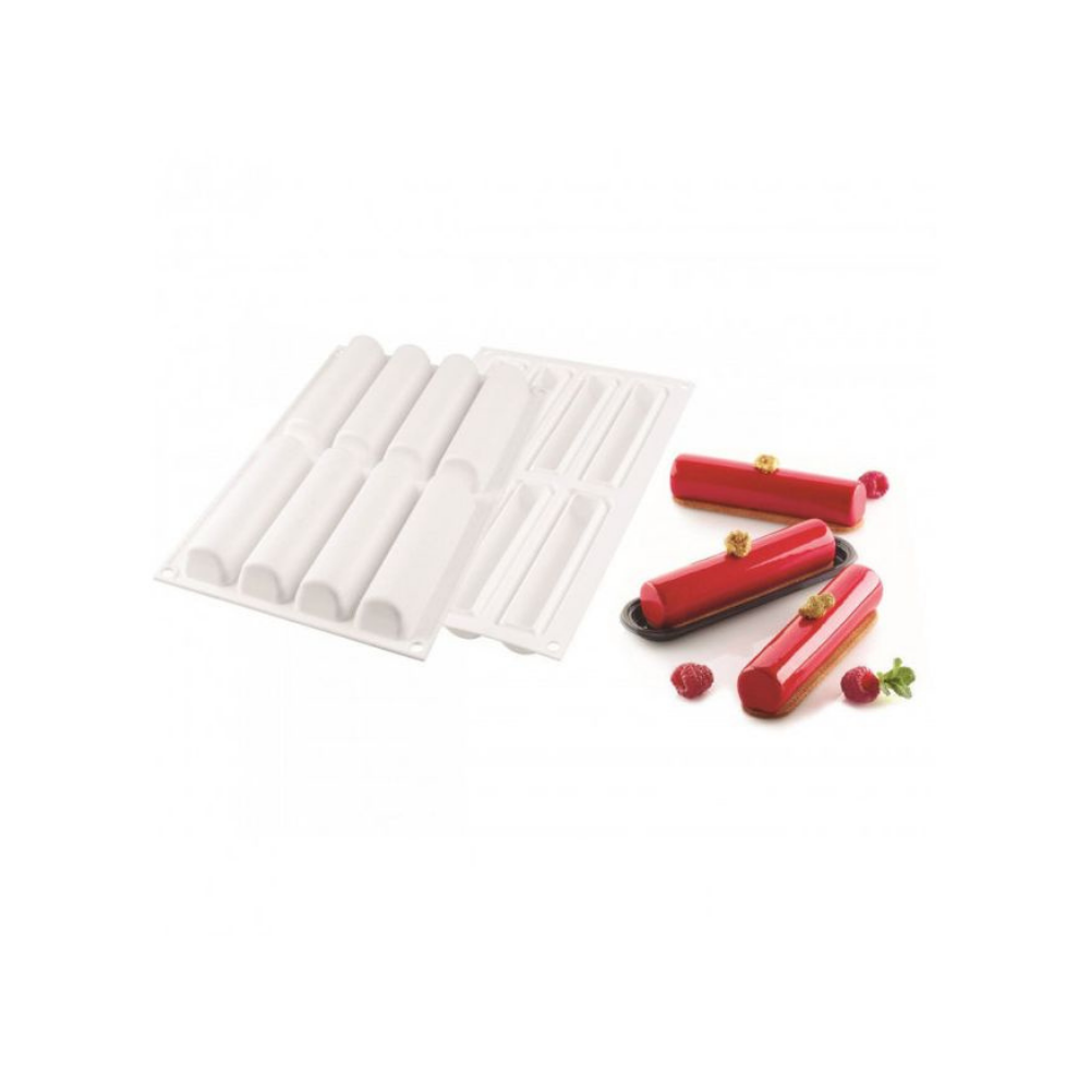 Moule silicone cylindres dimension 126x27 hauteur 27mm