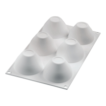 Moule silicone 6 fragances diamètre 63 hauteur 45mm