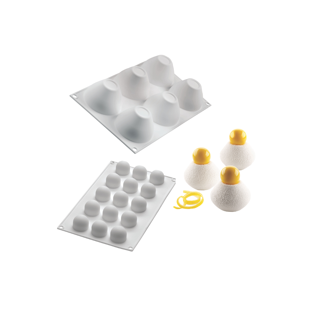Moule silicone 6 fragances diamètre 63 hauteur 45mm Moule silicone 6 fragances diamètre 63 hauteur 45mm