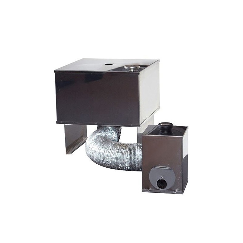 Fumoir inox à 2 étages GM pour fumer à froid(30°c max) ou à chaud 60x40cm Fumoir inox à 2 étages GM pour fumer à froid(30°c max) ou à chaud 60x40cm