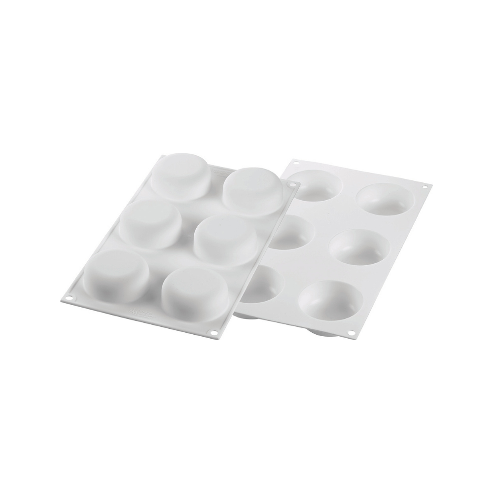 Moule silicone 6 rond universaux diamètre 67 hauteur 27mm