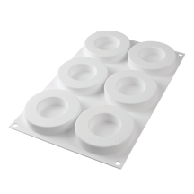 Moule silicone 6 anneaux ring diamètre 85/50 hauteur 18mm
