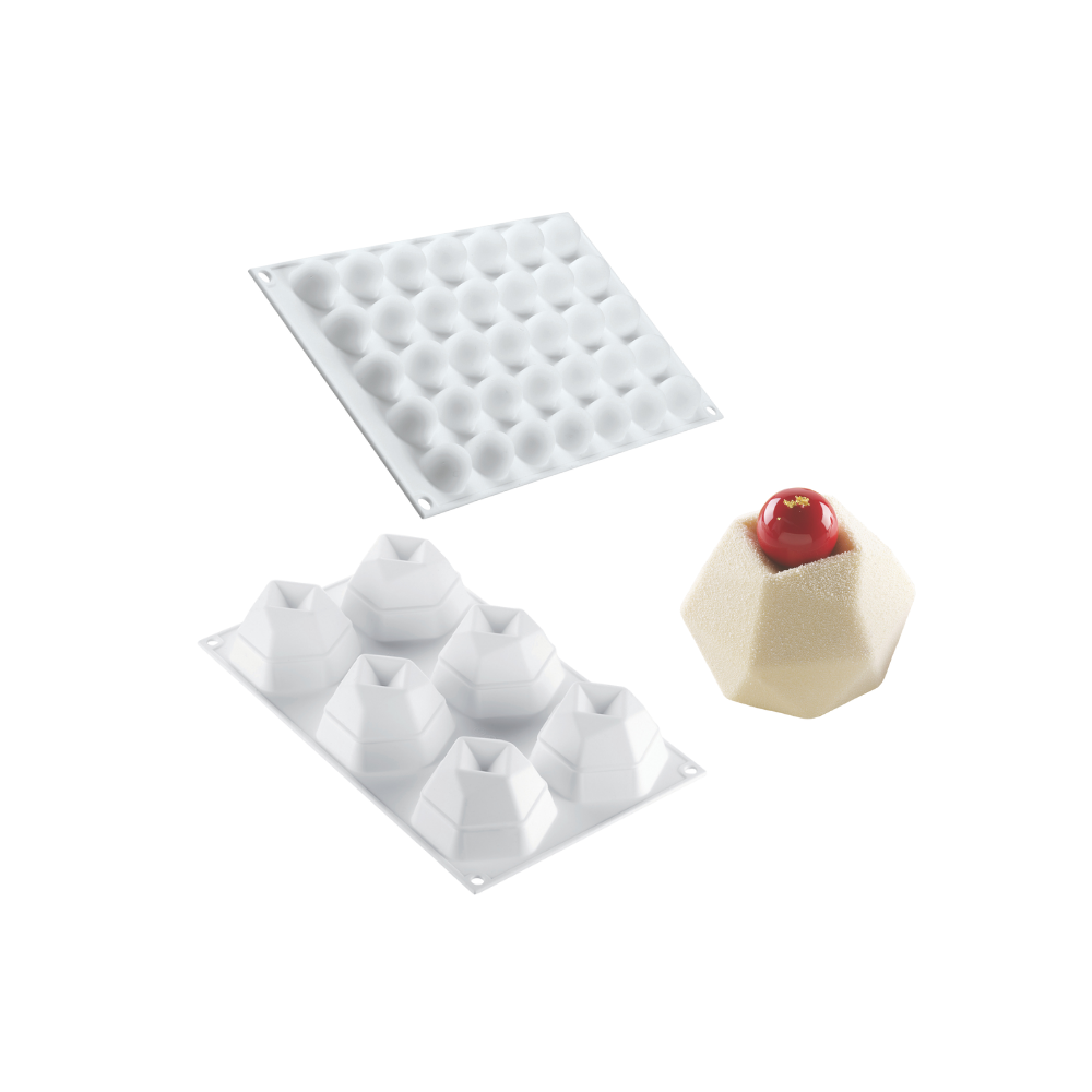 Moule silicone kit 6 moules cosmos diamètre 65 hauteur 60mm Moule silicone kit 6 moules cosmos diamètre 65 hauteur 60mm