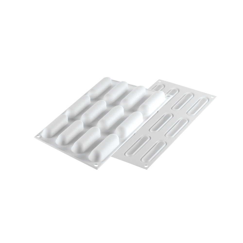 Moule silicone 12 mini fingers dimension 80x22 hauteur 22mm