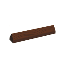 Gouttière à buche plastique triangle marbre dimension 509x83 hauteur 80mm