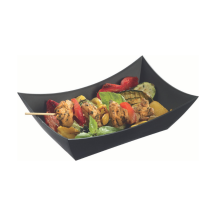Barquette snacking dimension 220x145 mm hauteur 65 mm paquet de 10 pièces