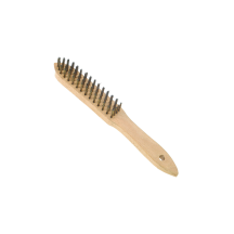 brosse métallique pour grill avec manche dimension 295x32mm