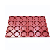 Moule silicone 400x600 24 tartes rondes diamètre 90 15 hauteurmm