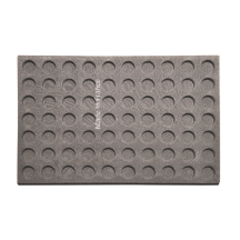 Toile de cuisson fibermae 70 mini burgers diamètre 39 hauteur 10mm