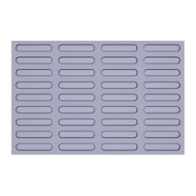 Toile de cuisson fibermae 36 éclairs dimension 125x25 hauteur 5mm