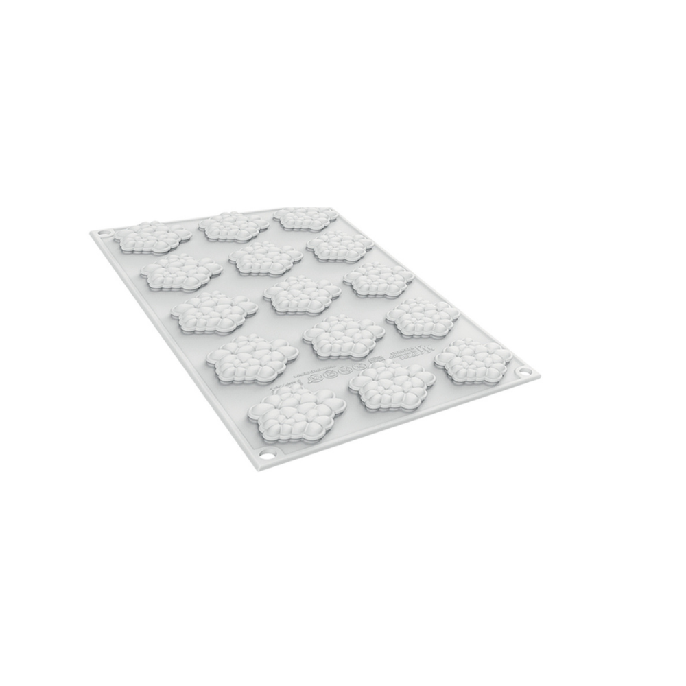Moule silicone 15 flora diamètre 45 hauteur 7,2mm Moule silicone 15 flora diamètre 45 hauteur 7,2mm