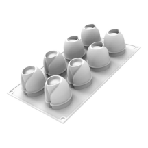 Moule silicone 8 moules taki diamètre 50 hauteur 70mm