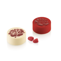Moule silicone 6 moules roses valentine diamètre 70 hauteur 30mm