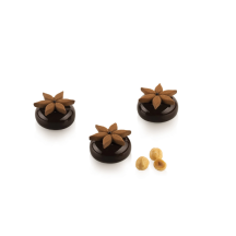 Moule silicone 15 moules corolles diamètre 45 hauteur 6mm